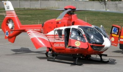 Făgărășean rănit, preluat de un eclicopter SMURD