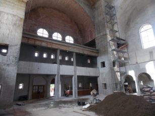 Interiorul Catedralei, un adevărat şantier!