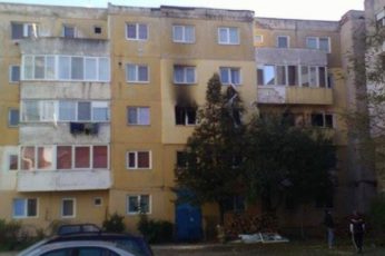 Explozie într-un bloc din Feldioara