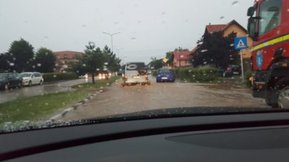 ALERTĂ de inundații pe Olt, la Făgăraș! Codlea, deja sub apă