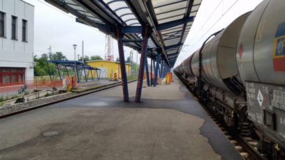 Tânăr sibian, electrocutat după ce a vrut să-și facă selfie pe tren