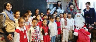 Moș Crăciun a ajuns la 90 de copii, într-un cătun din Țara Făgărașului