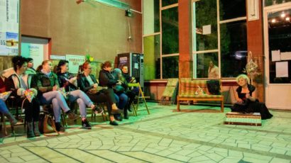 VIDEO | Gara Făgăraș a fost scenă pentru o piesă de teatru