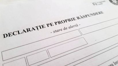 Starea de alertă: măsuri și obligații. Formular nou pentru Declarația pe proprie răspundere