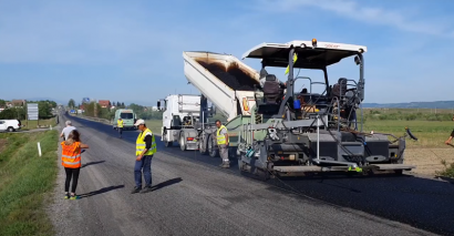 Lucrări de asfaltare pe DN 1