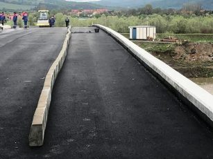 Podul de la Crihalma, aproape de inaugurarea oficială