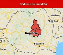 Cod roșu de inundații în județul Brașov