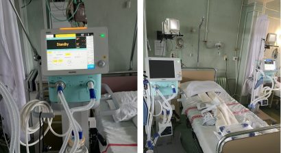 Două ventilatoare noi, în secția de Terapie Intensivă a Spitalului Făgăraș