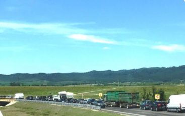 Traficul rutier între Codlea și Vlădeni, îngreunat de reparații. Cât durează lucrările