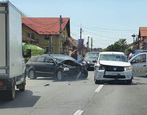 Accident rutier în Beclean