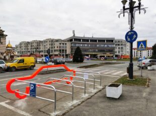 Prima parcare pentru biciclete, în Făgăraș