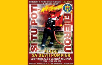 Vrei să fii pompier? ISU Brașov face recrutări