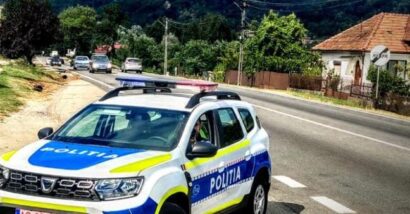 Pericol de explozie pe DN1, în județul Sibiu. O cisternă încărcată cu motorină s-a răsturnat