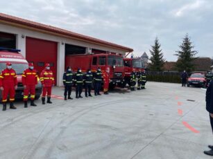 Pompierii de la Homorod: peste 500 de intervenții într-un an