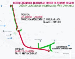 De astăzi, noi restricții rutiere în Făgăraș