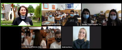 VIDEO | Lecție transmisă prin dronă, de la Porumbacu