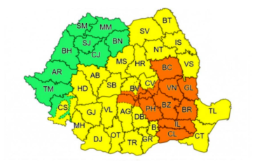 Plouă, plouă, plouă… până la începutul săptămânii viitoare