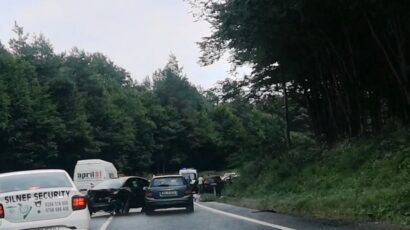 4 mașini, implicate într-un accident la Perșani