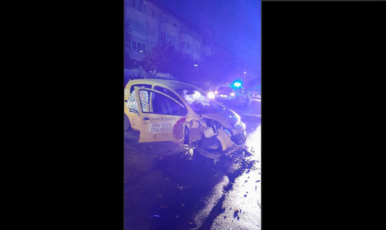 Pieton accidentat de o mașină de livrări, în Făgăraș