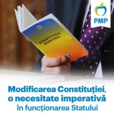 Cristian Diaconescu, președintele PMP: Modificarea Constituției, o necesitate imperativă în funcționarea Statului