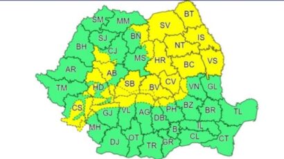 Precipitații, vânt și ceață timp de două zile