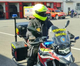 Două motociclete SMURD, de astăzi în județul Brașov