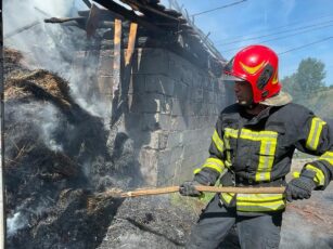 Incendiu în Ungra
