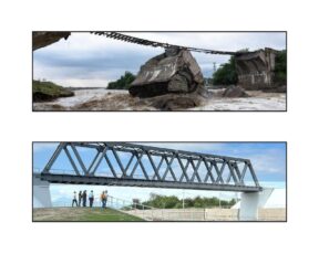 Podul feroviar prăbușit la Budila, reconstruit după patru ani, o lună și 16 zile