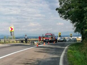 Un motociclist a murit după ce a intrat într-un parapet, între Vlădeni și Codlea