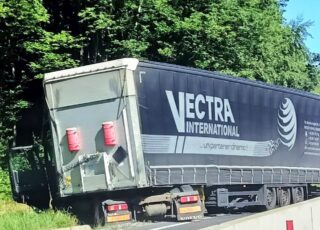 DN 1, blocat parțial între Perșani și Vlădeni