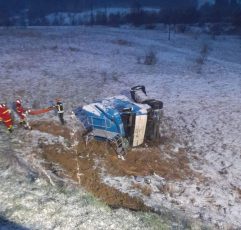Accident rutier pe DN1, la Perșani