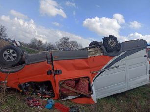 Accident rutier la ieșirea din Viștea de Jos