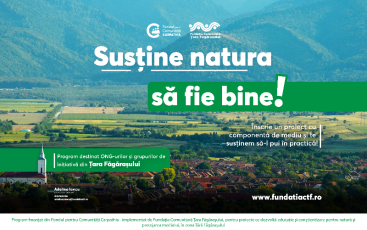 Finanțare de până la 17.500 de lei pentru proiecte educaționale de mediu/biodiversitate, în Țara Făgărașului