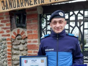 Jandarm montan din Sâmbăta, distins cu titlul Pro Urbe