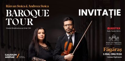 Spectacol de pian și vioară la Cetatea Făgăraș