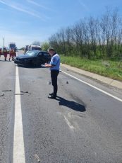 3 autovehicule implicate într-un accident produs lângă Șercaia