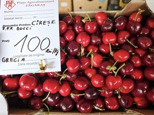 Cireșe „de lux” și la Făgăraș: 100 lei/kg