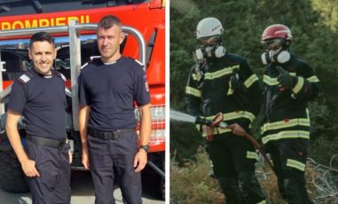 Pompieri făgărășeni, în echipele trimise în Grecia pentru a ajuta la stingerea incendiilor