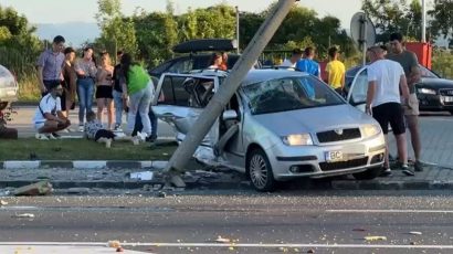Accident grav la ieșirea din Codlea spre Brașov. O persoană a decedat