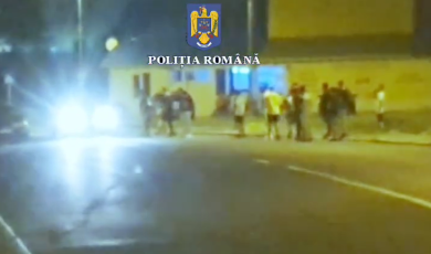 Curse ilegale de mașini în Făgăraș, încheiate de polițiști cu dosare penale (video)