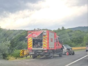 Accident rutier pe DN1, între Perșani și Brașov