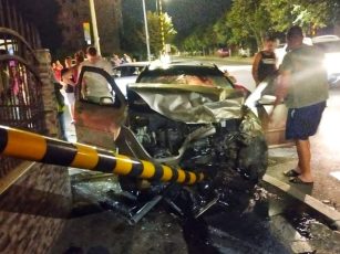 Patru victime în accidentul de la „Transilvania”, dintre care două au ajuns la spital