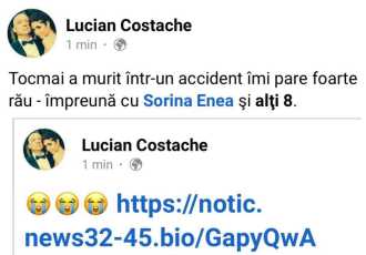 Nouă înșelătorie pe Facebook: „Tocmai a murit într-un accident”
