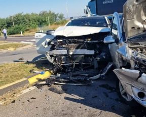 Accident rutier la Perșani