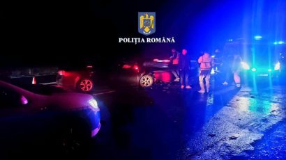 3 mașini implicate într-un accident rutier pe DN1, între Codlea și Vlădeni