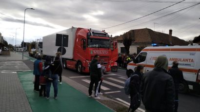 Pieton accidentat pe str. 13 Decembrie