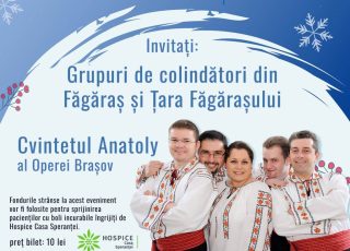 Cvintetul Anatoly și 16 grupuri de colindători susțin un concert caritabil de colinde în Făgăraș