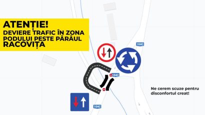 Noi restricții în trafic. Circulație deviată pe strada Hurezului