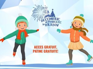 Primăria Brașov deschide un patinoar cu acces liber. Și patinele pot fi închiriate gratuit