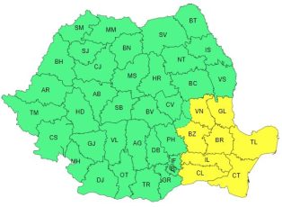 Ger în toată țara, cel puțin până joi dimineață. Minime de -16 grade în centrul României